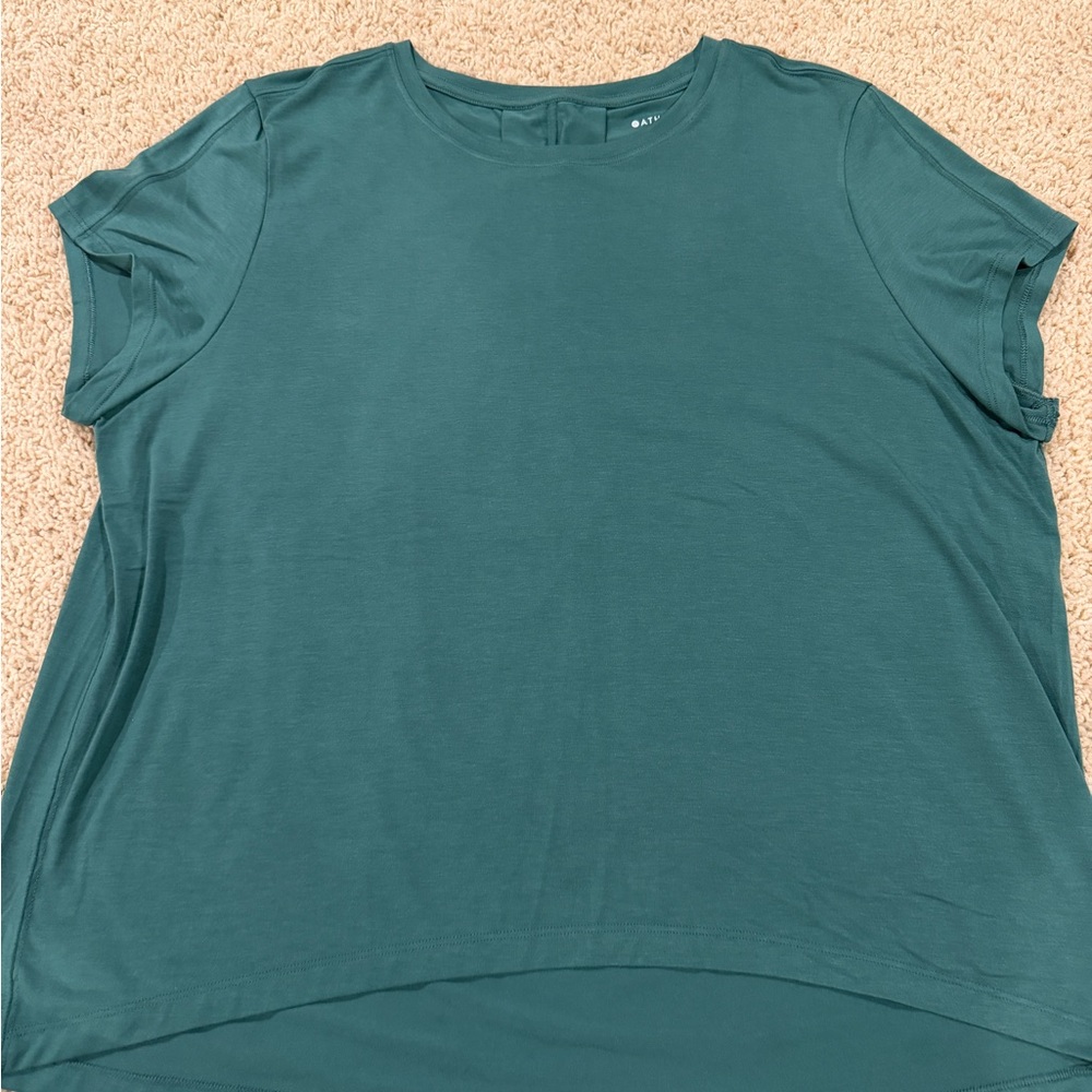 Athleta Women's green Short Sleeve Top